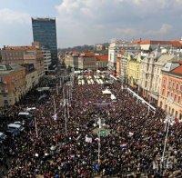 Хиляди хървати се вдигнаха на бунт срещу Истанбулската конвенция