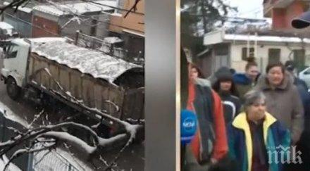 жители орландовци протест заради камионите минаващи прозорците