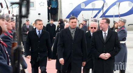 официално словенският президент откри първата авиолиния софия любляна