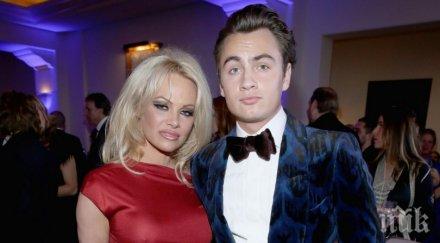 холивудска драма синът памела андерсън преби баща