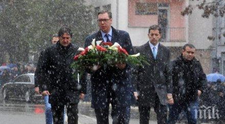 руският посланик сърбия нито един западните дипломати участва церемонията памет жертвите бомбардировките нато