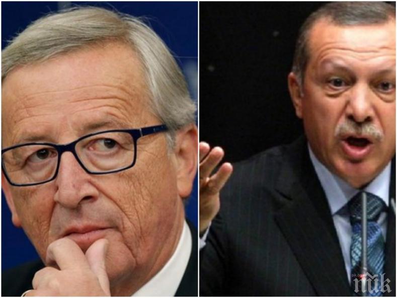 Юнкер се притесни: Очаквам срещата ЕС-Турция във Варна със смесени чувства