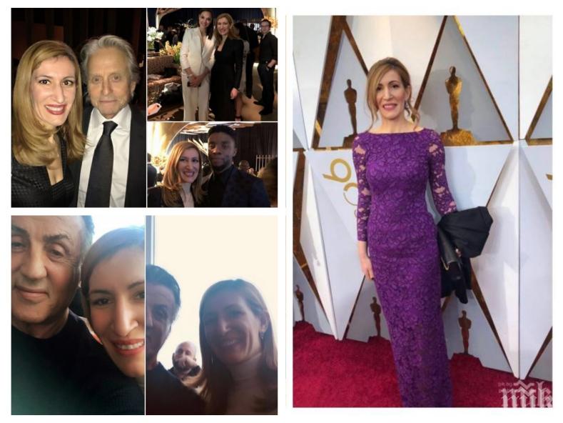 ДО ХОЛИВУД И НАЗАД! Ангелкова разкри с какви пари отскочи до Лос Анджелис и кой избра виолетовата й рокля за Оскарите