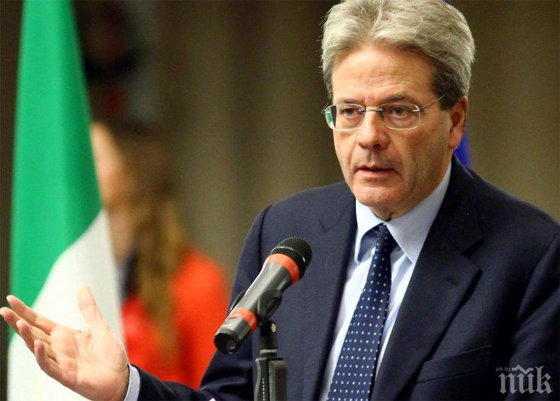 Официално! Премиерът на Италия хвърли оставка