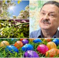 Топ климатологът проф. Георги Рачев разкри какво ще е времето на Цветница и Великден
