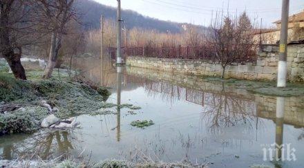 скъсаха дигите река русенски лом