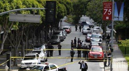 кървав екшън един убит четирима ранени мъж вряза кола група хора сан франциско