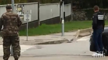 последните минути арестуваха атентатора вряза кола френски военни