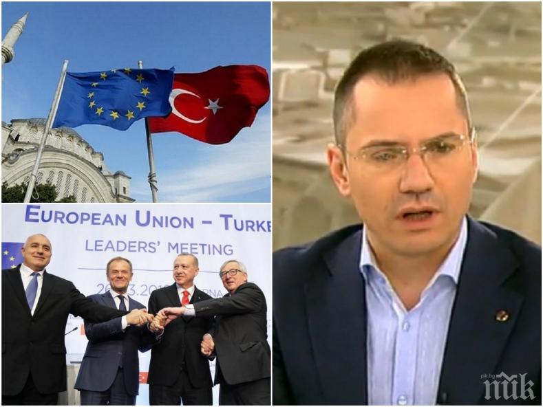 ЕКСКЛУЗИВНО! Джамбазки с горещ коментар след срещата във Варна: Турция няма място в Европейския съюз 