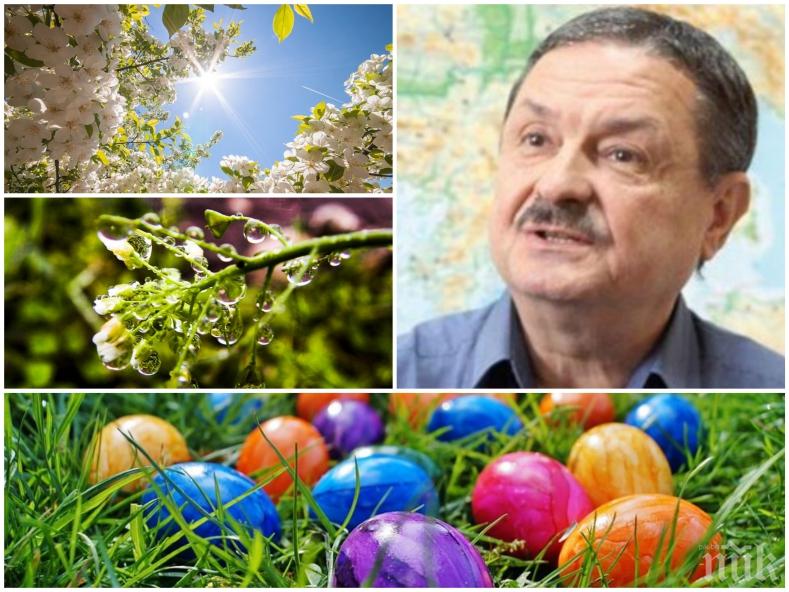 Топ климатологът проф. Георги Рачев разкри какво ще е времето на Цветница и Великден