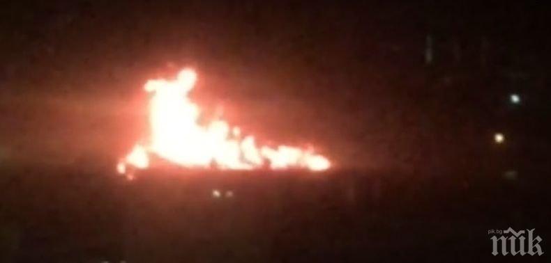 Територията на пожара в Москва се разраства