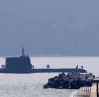 Турска подводница акостира във Варна