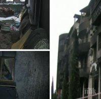 След огнения ад в Сандански! Двама души подпалили магазина под изгорелия блок