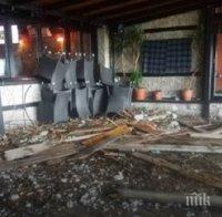 Ужас в Македония! Лошото време нанесе големи щети в Охрид и Струга