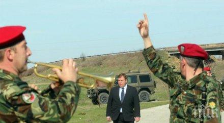 вицепремиерът красимир каракачанов присъства учение сухопътни войски белене снимки