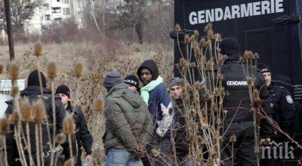 акция полицията залови нелегални мигранти първия ден април