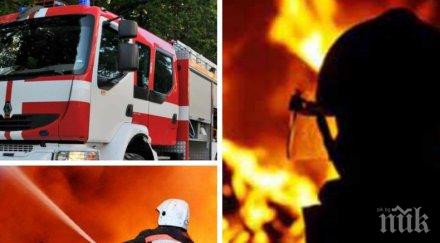 огнен сандански три часа пожарникари бориха пламъците голяма жилищна сграда