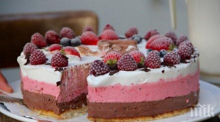 тексас счупиха рекорда дълга сладоледена торта