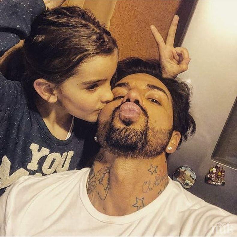 Дъщеричката на Благо стана на 8! Ето как гордият баща я поздрави в Мрежата (СНИМКА)