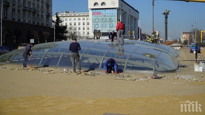 Ударно правят ремонт на Ларгото