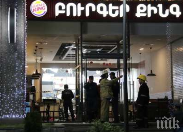 ОТ ПОСЛЕДНИТЕ МИНУТИ! Взрив в центъра на Ереван! Има ранени 