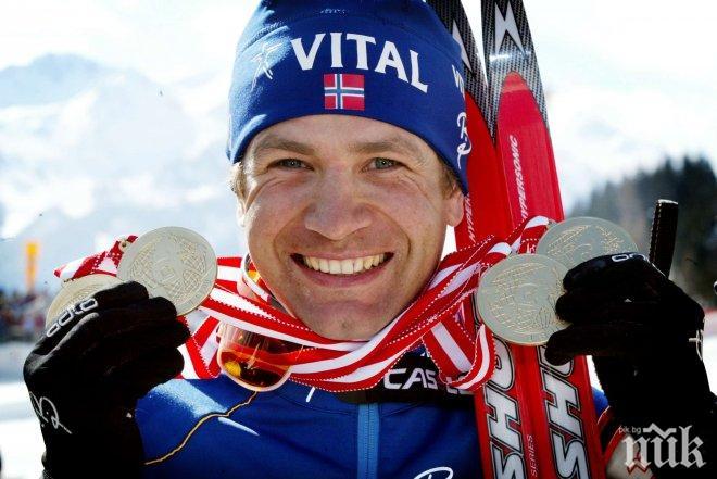ОФИЦИАЛНО! Великият Бьорндален каза край! 8-кратният олимпийски шампион има проблем със сърцето