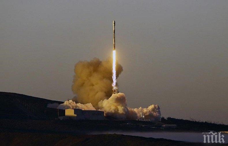 Спейс екс изстреля ракетата Фалкон 9 с 10 спътника
