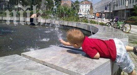 августовски температури измерени сандански лом