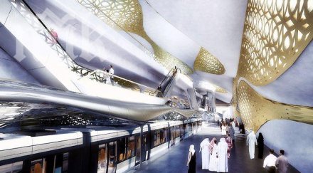 саудитска арабия строят метростанция чисто злато