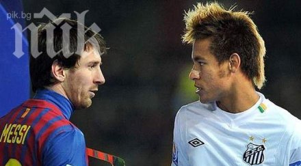 меси приветства неймар барселона