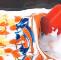 ХИТ! Как да боядисаме яйца с пяна за бръснене? (ВИДЕО)