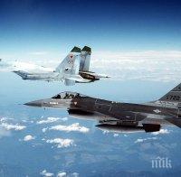 Край Лас Вегас се разби американски военен самолет F-16 (ВИДЕО)