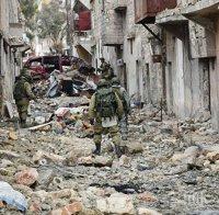 Сирийската армия засили бомбардировките над последния бунтовнически район в Източна Гута