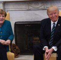 Тръмп ще се срещне с Меркел