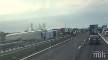 ексклузивно пик час пускат движението магистрала тракия