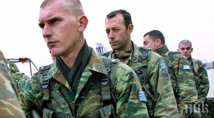 напрежение гръцката армия започна учения турския бряг