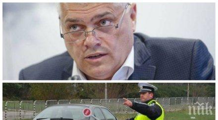 екшън вътрешния министър магистрала хемус шофьор засече валентин радев