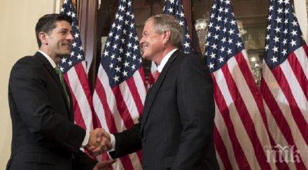 екшън американски конгресмен извади зареден пистолет ресторант