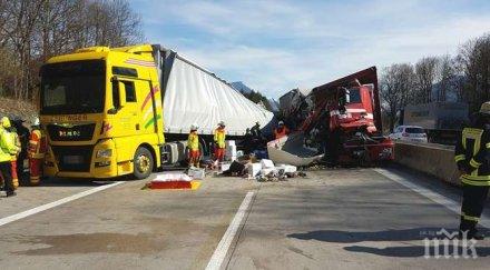 мелета граница две тежки катастрофи български камиони германия
