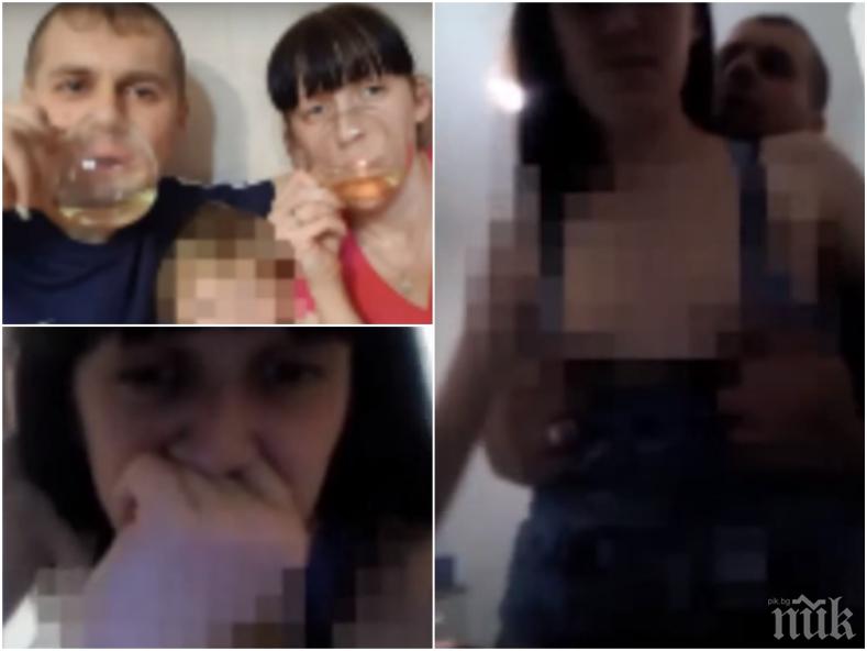 НЕНОРМАЛНИЦИ! Мъж и жена правят секс пред очите на 3-годишната си дъщеря (ВИДЕО 18+)