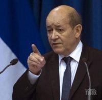 Външният министър на Франция обеща страната му да „изпълни дълга си“ след  вероятната химическа атака в Сирия