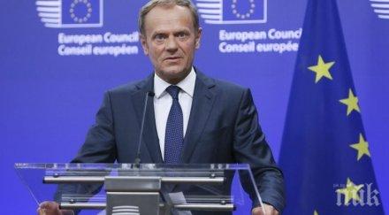 доналд туск определи брекзит един тъжните моменти съвременната история