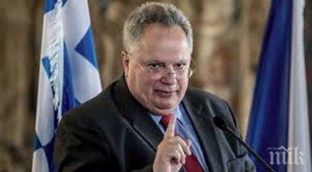 атака външният министър гърция обвини реджеп ердоган напрежението атина анкара