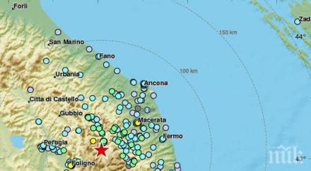 земетресение разлюля италия