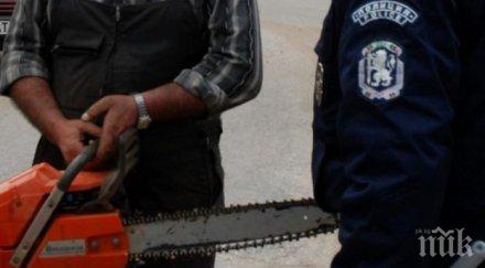 страшен екшън разлог костадин нахлу резачка двора съседите проля кръв