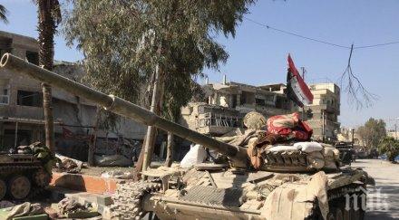 сирийската армия установила пълен контрол източна гута