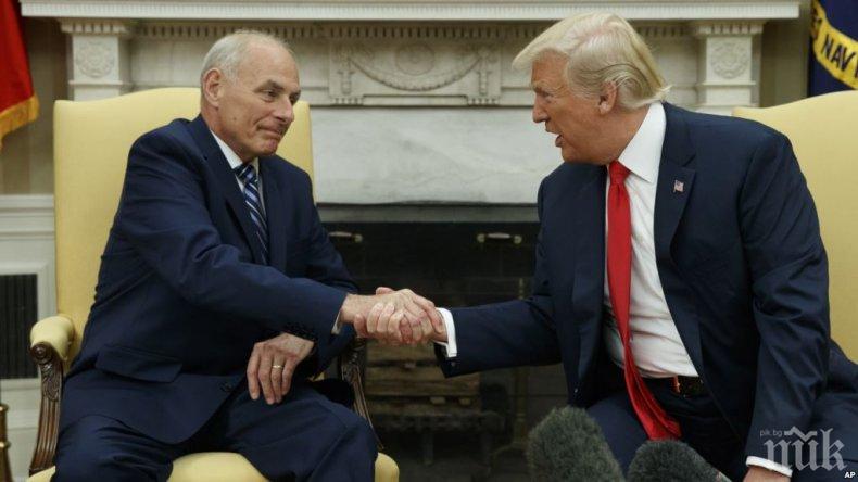 Доналд Тръмп отрече, че шефът на администрацията на Белия дом подготвя оставка