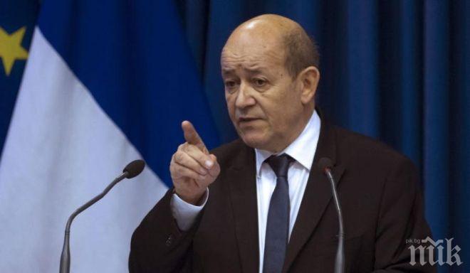 Външният министър на Франция обеща страната му да „изпълни дълга си“ след  вероятната химическа атака в Сирия