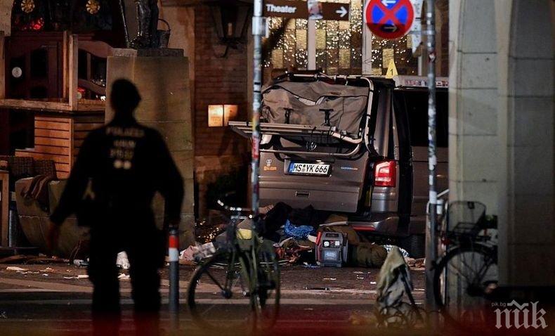 Нападателят от Мюнстер се самоубил с незаконен пистолет