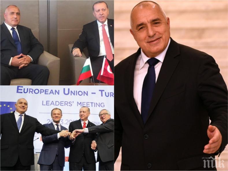 ПЪРВО В ПИК! Галъп: Борисов с рекорден процент одобрение за балансираната европолитика и отношенията с Ердоган (ГРАФИКИ) 